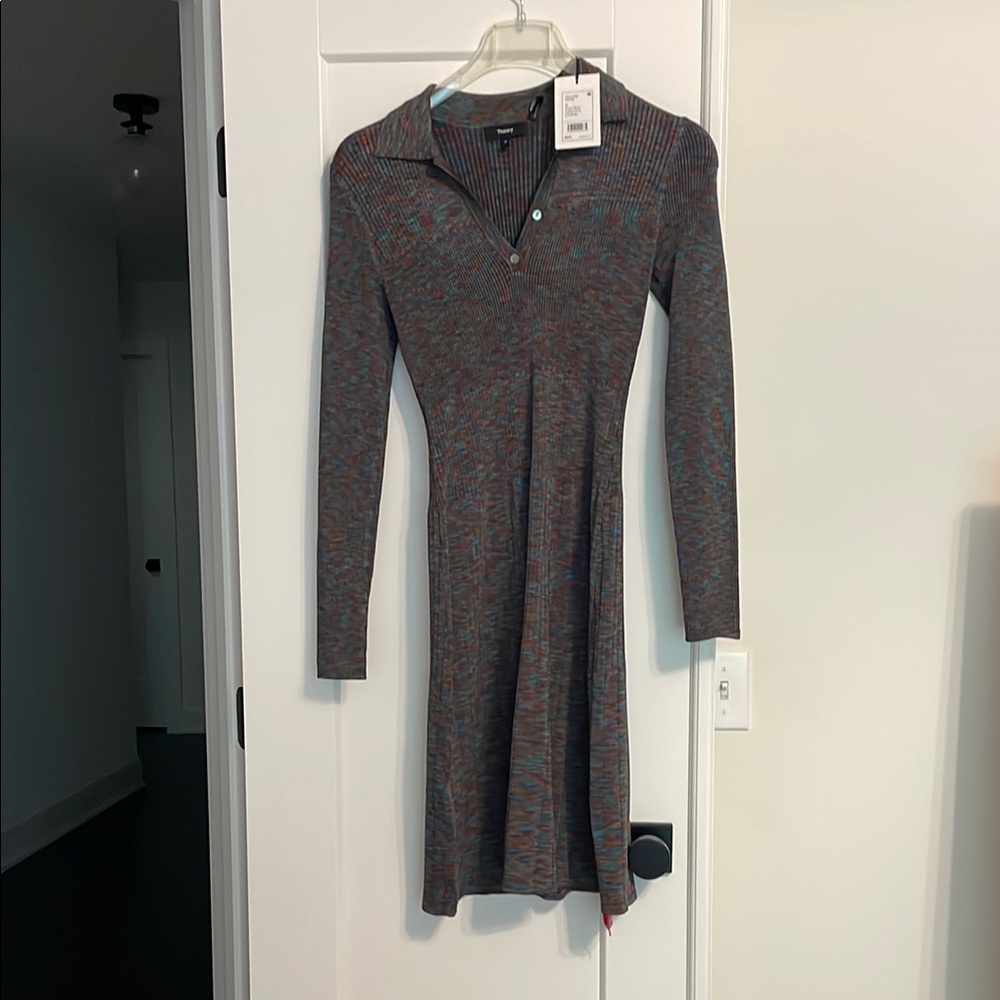 Multi fall colored Knit Dress by theory